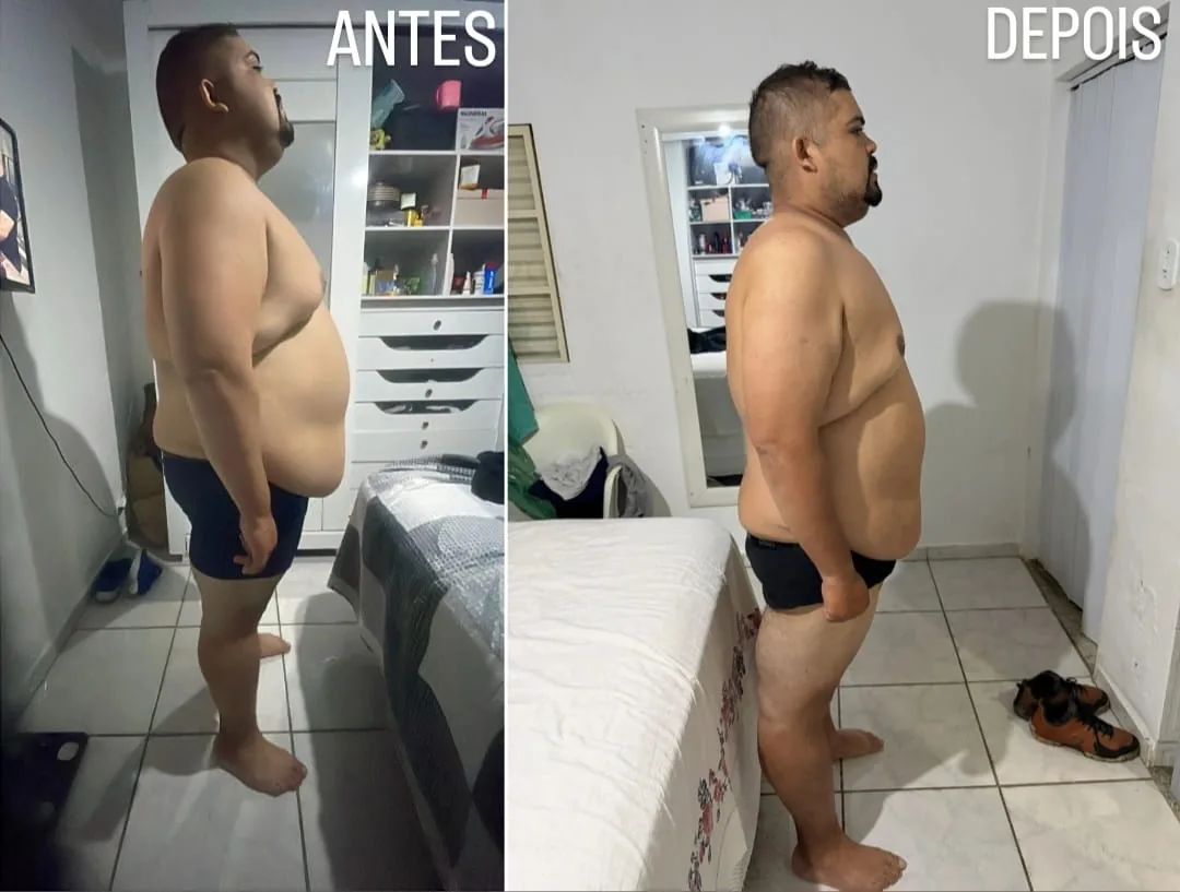 Transformação real — aluno @du_motoboy019