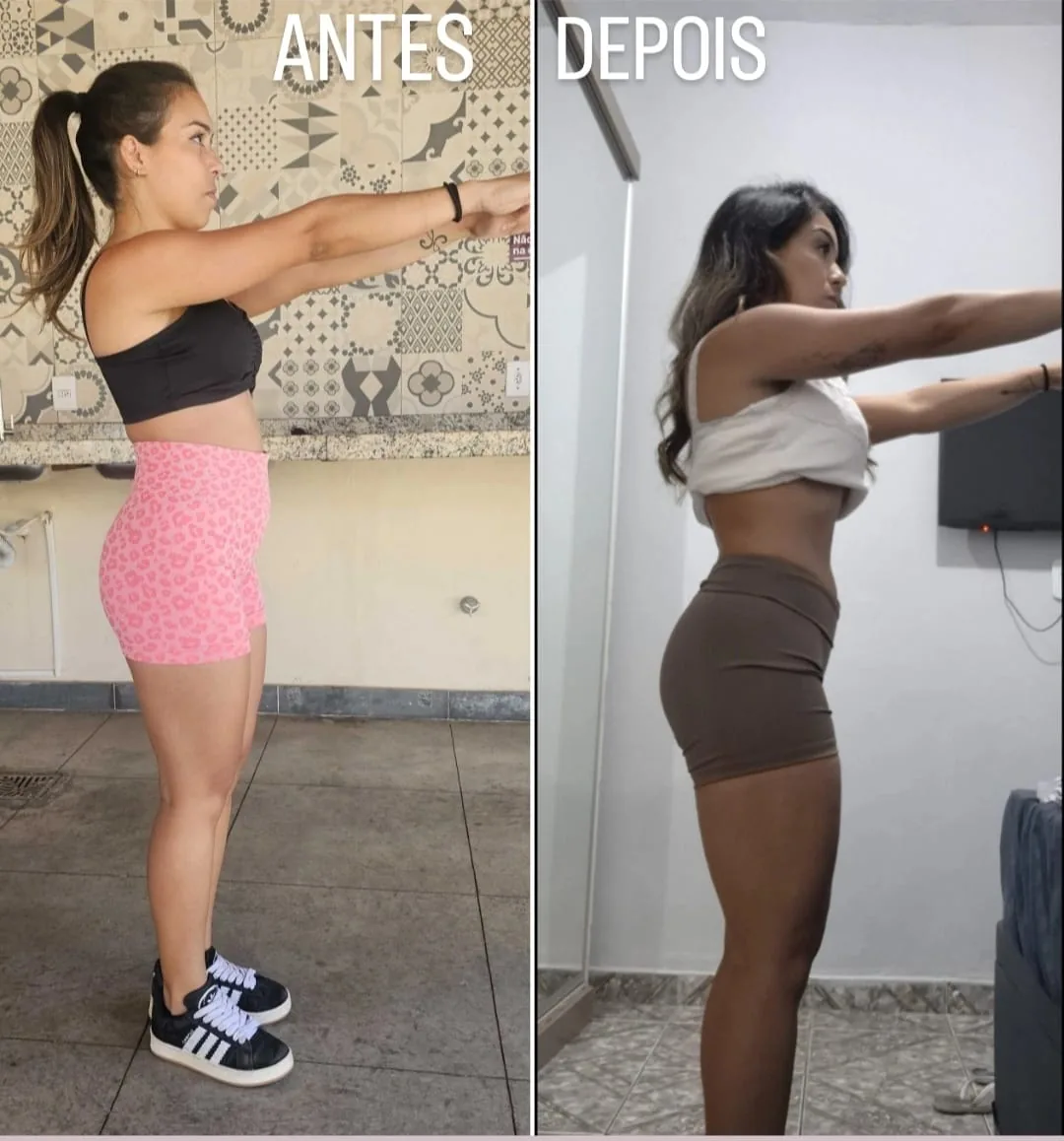Transformação real — aluno @drii_sousa1