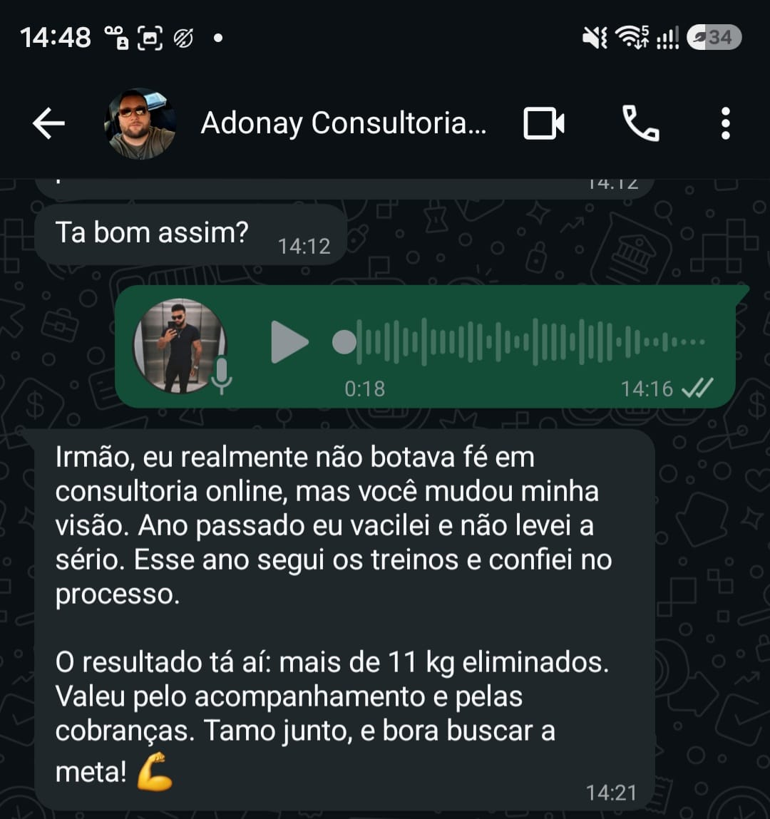 Depoimento de Adonay