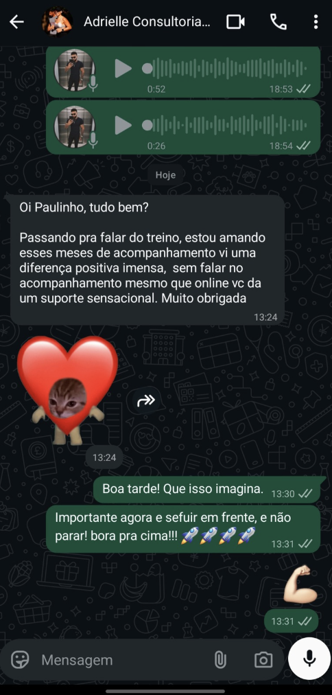 Depoimento de Adrielle